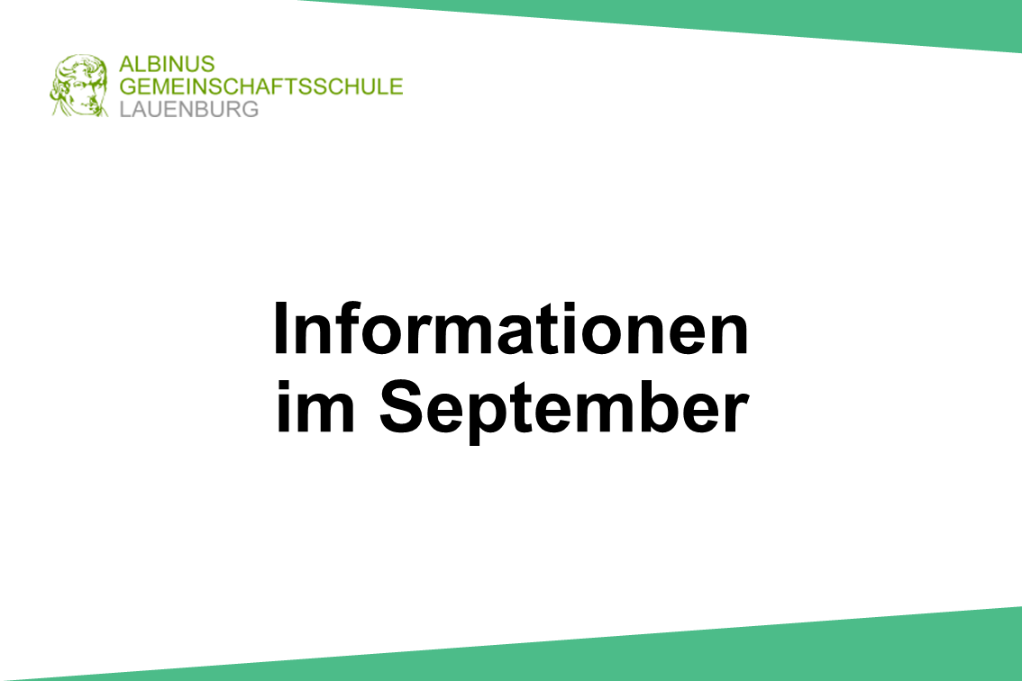 Informationen im September
